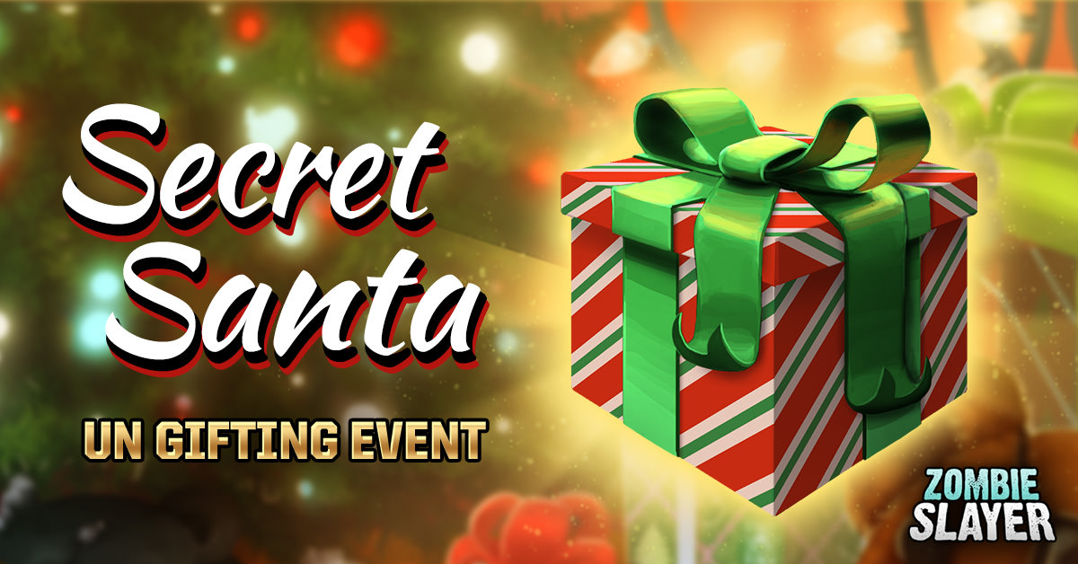 secret santa zombie slayer banner